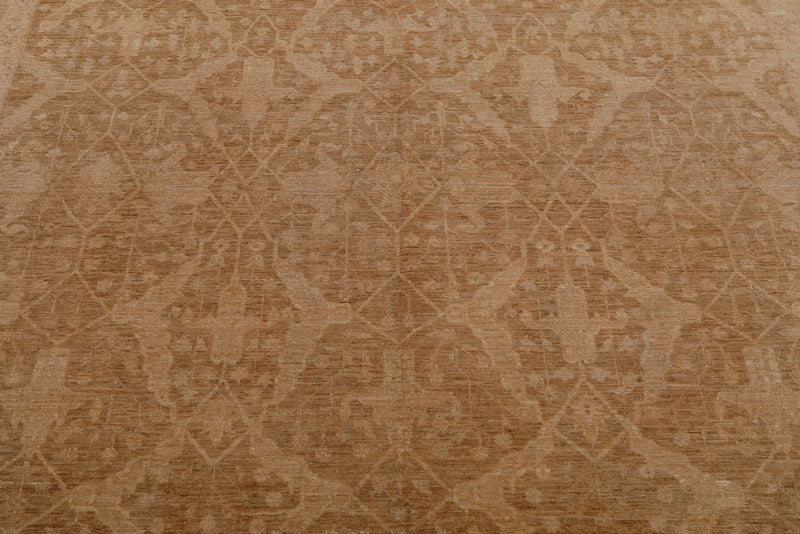 8x10 Brown and Beige Anatolian Traditional Rug