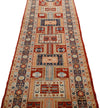 3x11 Burgundy and Blue Traditional Runner