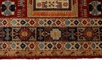3x11 Burgundy and Blue Traditional Runner