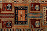 3x11 Burgundy and Blue Traditional Runner
