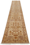 3x14 Ivory and Brown Anatolian Traditional Runner