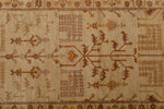 3x14 Ivory and Brown Anatolian Traditional Runner