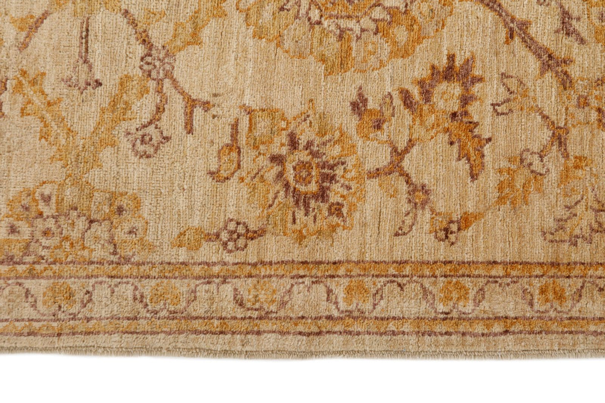 3x9 Beige and Brown Anatolian Traditional Rug