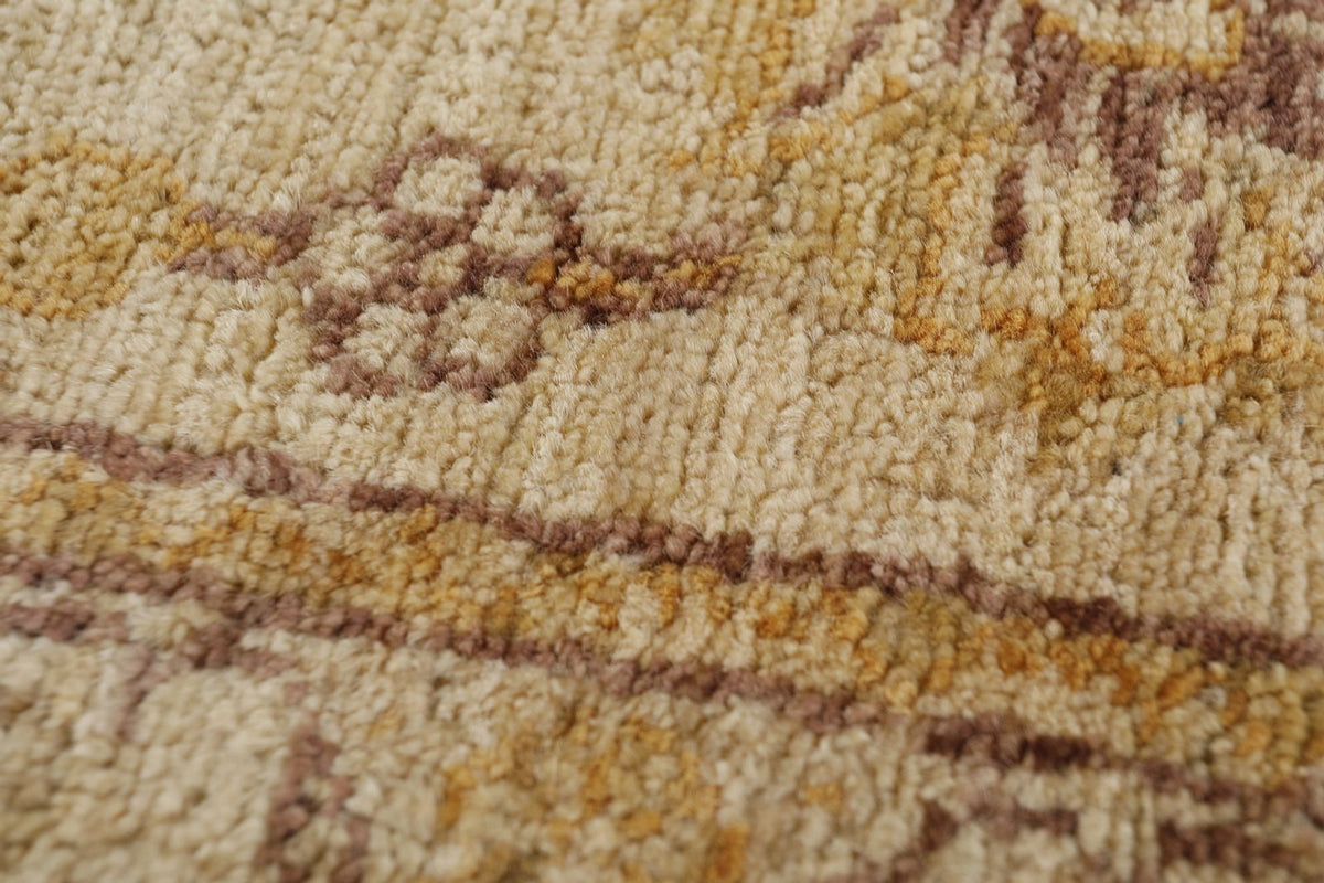 3x9 Beige and Brown Anatolian Traditional Rug