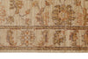 3x8 Ivory and Beige Turkish Oushak Rug