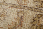 3x8 Ivory and Beige Turkish Oushak Rug