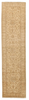3x10 Beige and Brown Turkish Oushak Runner