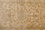 3x10 Beige and Brown Turkish Oushak Runner