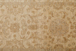 3x10 Beige and Brown Turkish Oushak Runner