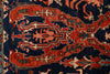8x10 Navy and Ivory Anatolian Traditional Rug