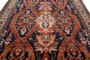 8x10 Navy and Ivory Anatolian Traditional Rug