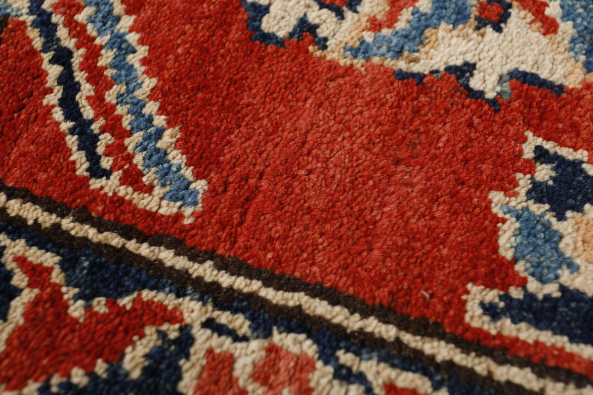 10x14 Ivory and Red Anatolian Traditional Rug