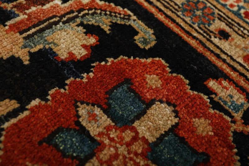 9x14 Rust and Navy Anatolian Traditional Rug