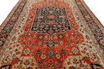 9x14 Rust and Navy Anatolian Traditional Rug