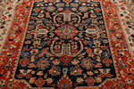 9x14 Rust and Navy Anatolian Traditional Rug