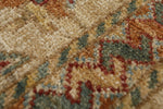 3x14 Beige and Multicolor Anatolian Traditional Rug