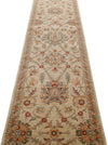 3x14 Beige and Multicolor Anatolian Traditional Rug