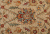 3x14 Beige and Multicolor Anatolian Traditional Rug
