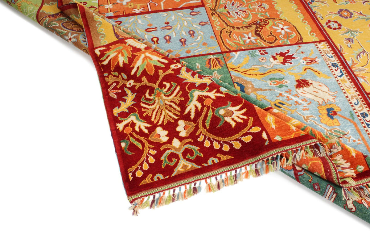 8x11 Multicolor Turkish Patchwork Rug