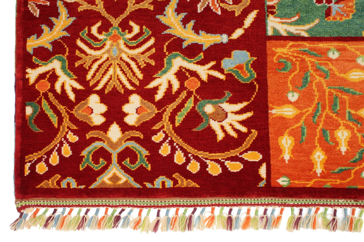 8x11 Multicolor Turkish Patchwork Rug