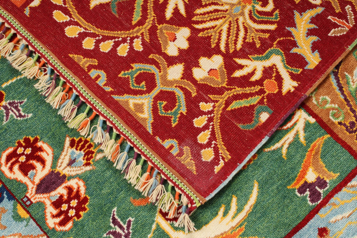 8x11 Multicolor Turkish Patchwork Rug