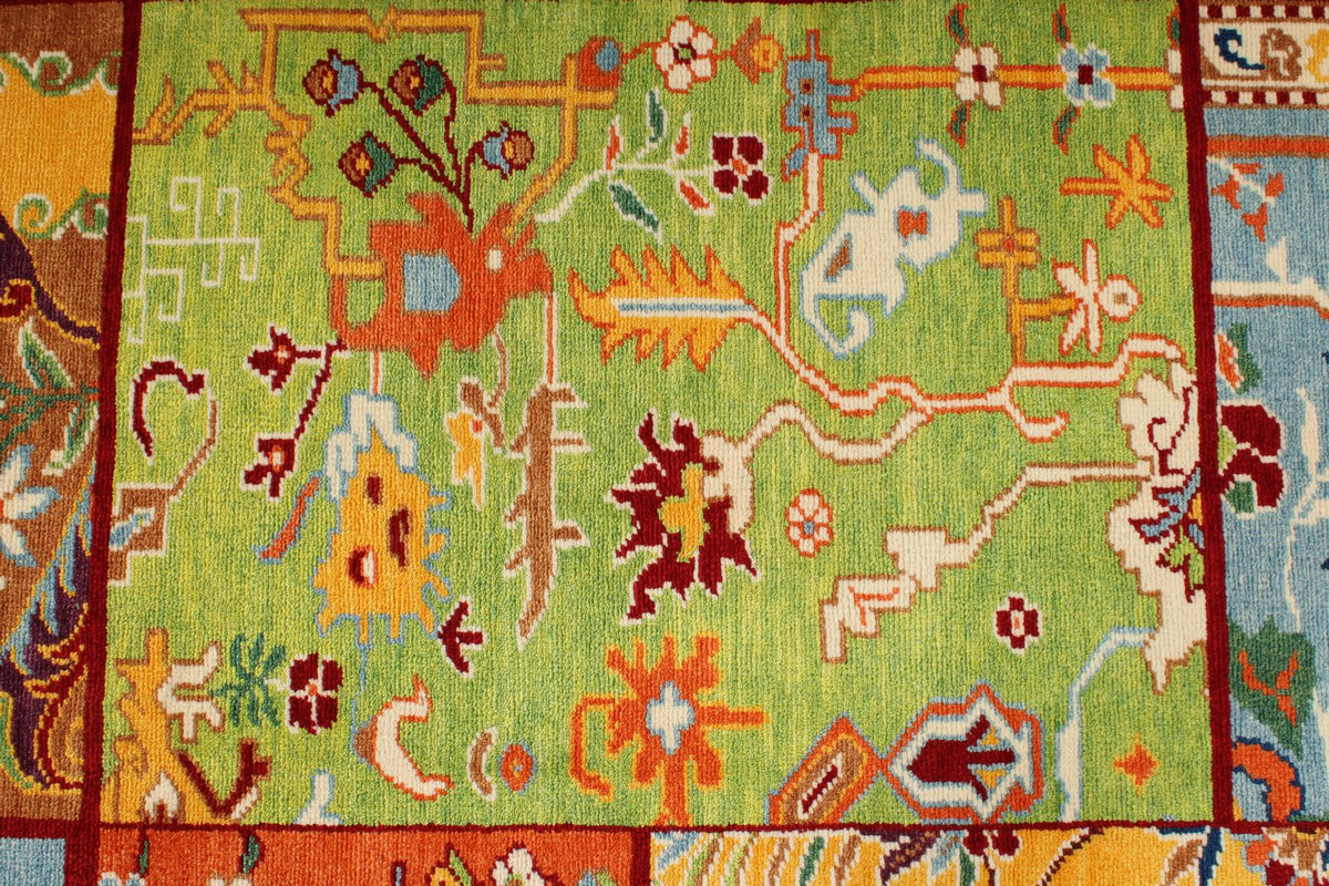 8x11 Multicolor Turkish Patchwork Rug