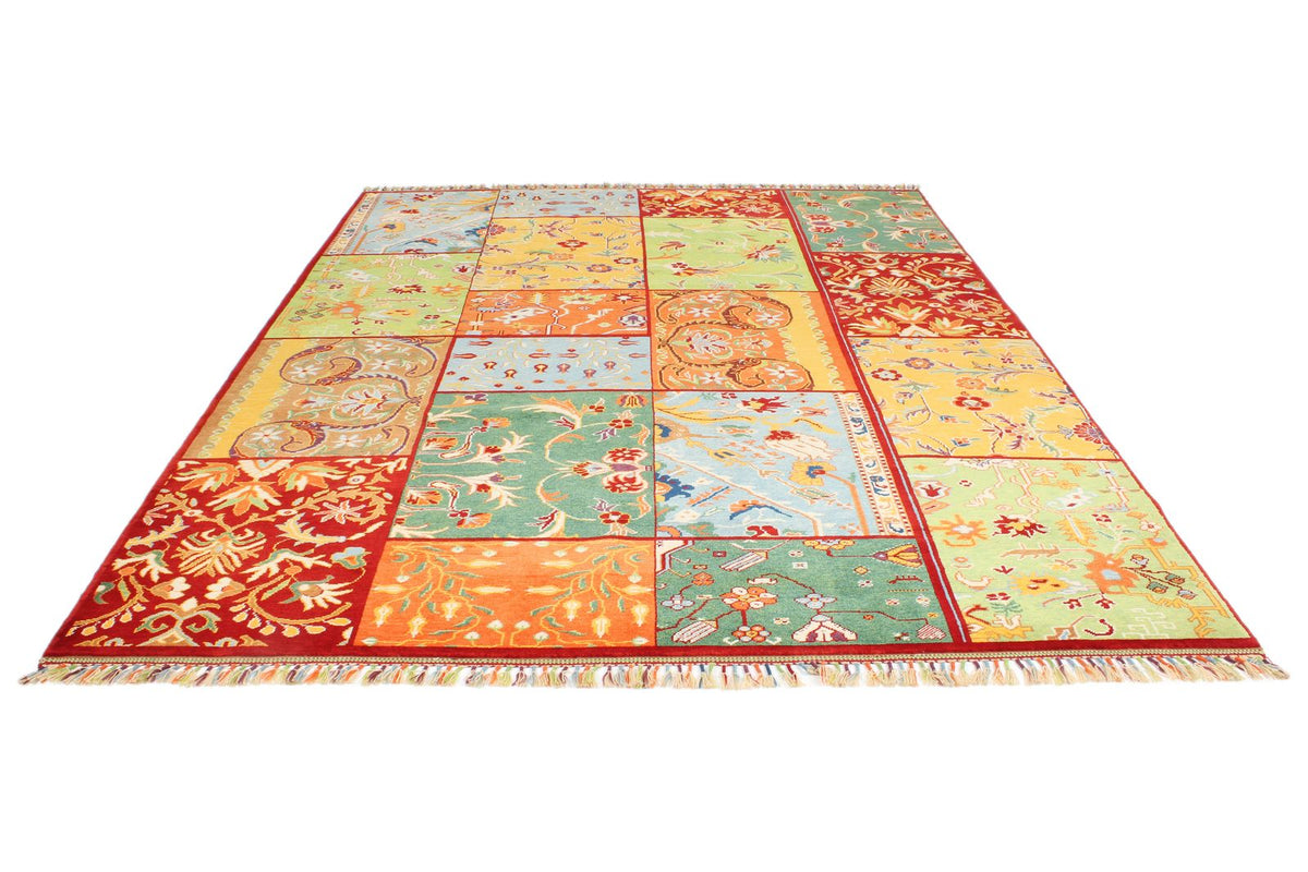 8x11 Multicolor Turkish Patchwork Rug