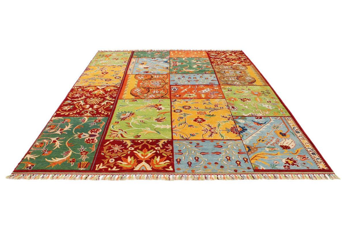 8x11 Multicolor Turkish Patchwork Rug