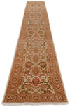 2x15 Green and Brown Anatolian Traditional Runner