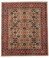8x10 Light Brown and Red Anatolian Traditional Rug