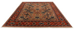 8x10 Light Brown and Red Anatolian Traditional Rug
