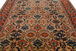 8x10 Light Brown and Red Anatolian Traditional Rug