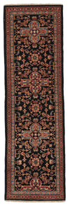 3x8 Navy and Multicolor Anatolian Traditional Runner
