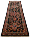 3x8 Navy and Multicolor Anatolian Traditional Runner