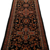 3x8 Navy and Multicolor Anatolian Traditional Runner