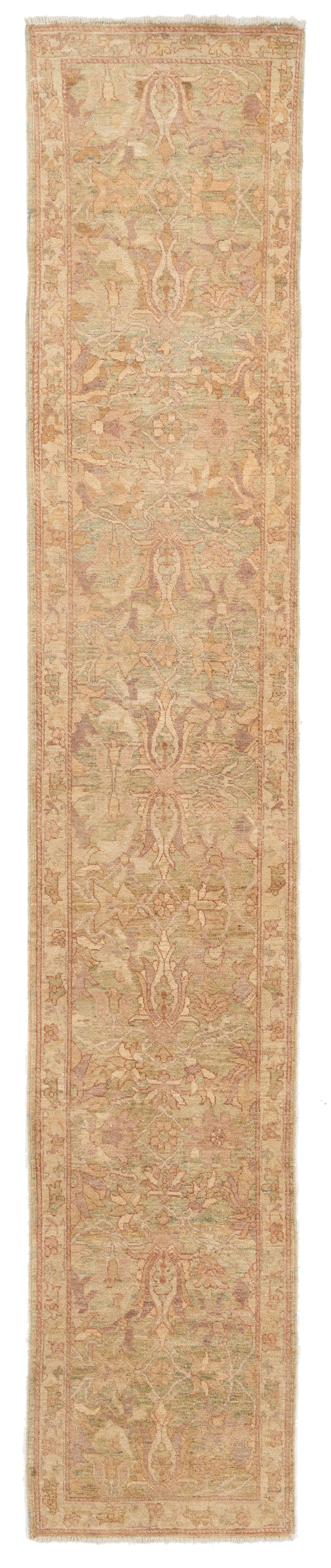 3x15 Blue and Ivory Anatolian Traditional Runner
