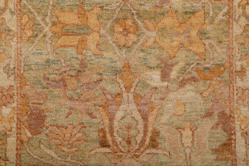 3x15 Blue and Ivory Anatolian Traditional Runner