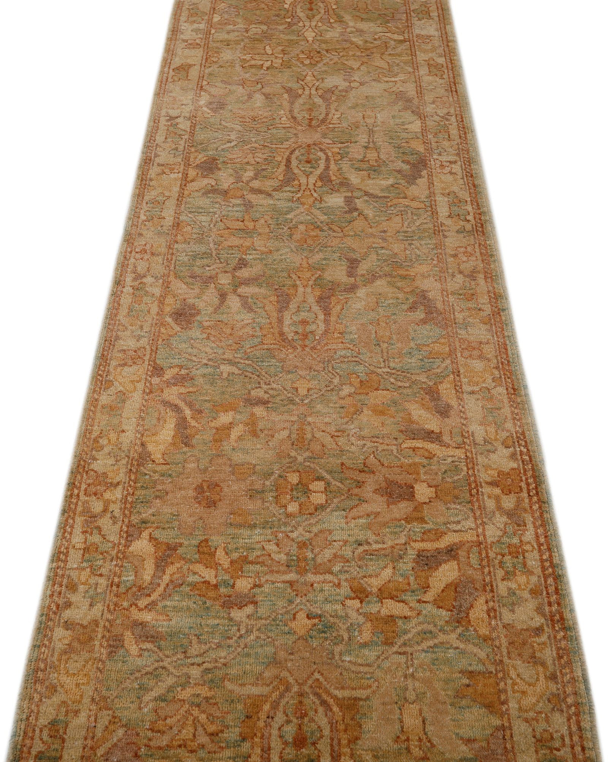 3x15 Blue and Ivory Anatolian Traditional Runner