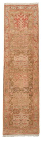 3x10 Brown and Blue Anatolian Traditional Runner