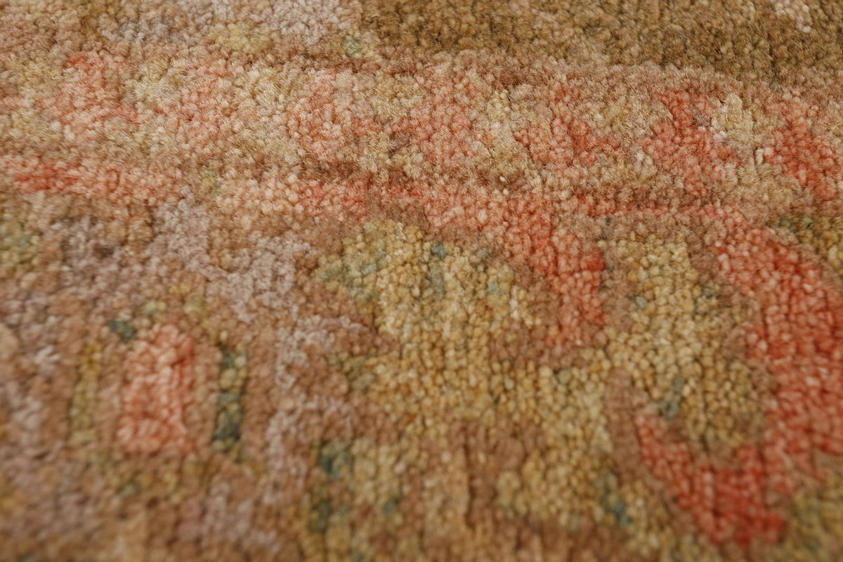 3x10 Brown and Blue Anatolian Traditional Runner