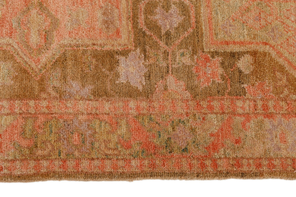 3x10 Brown and Blue Anatolian Traditional Runner
