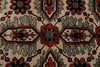 8x10 Ivory and Navy Anatolian Traditional Rug