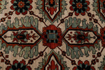 8x10 Ivory and Navy Anatolian Traditional Rug
