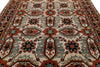 8x10 Ivory and Navy Anatolian Traditional Rug