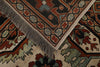 8x10 Ivory and Navy Anatolian Traditional Rug