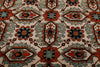 8x10 Ivory and Navy Anatolian Traditional Rug