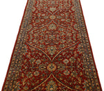 3x10 Burgundy and Navy Anatolian Traditional Runner