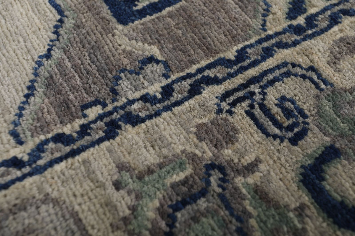 4x6 Gray and Light Gray Anatolian Traditional Rug