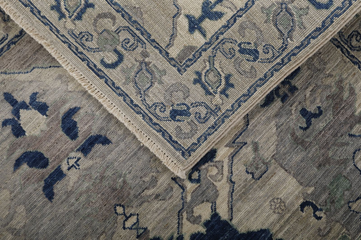 4x6 Gray and Light Gray Anatolian Traditional Rug