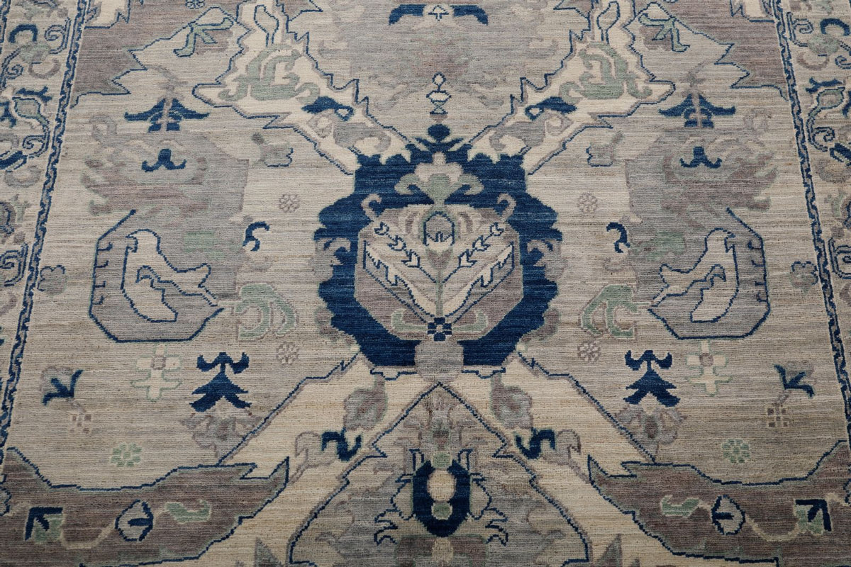 4x6 Gray and Light Gray Anatolian Traditional Rug